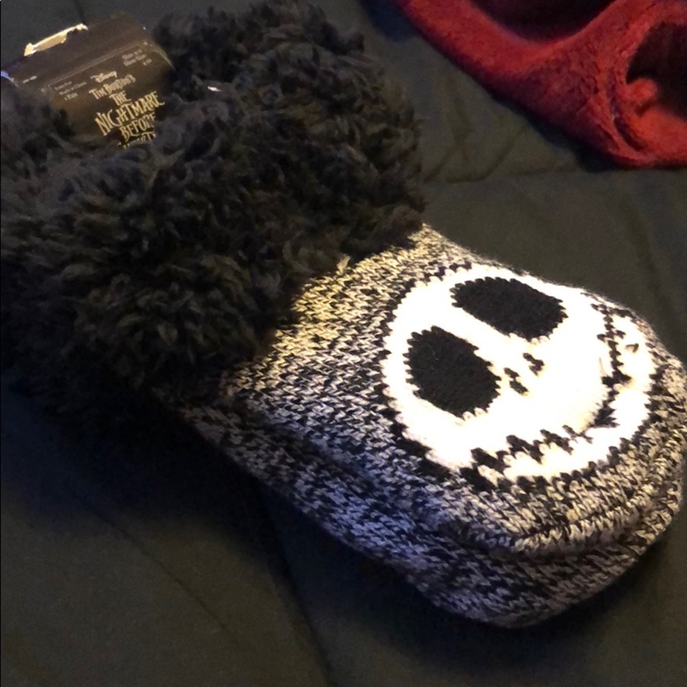 Nightmare Before Christmas 25th NEW Slipper Socks